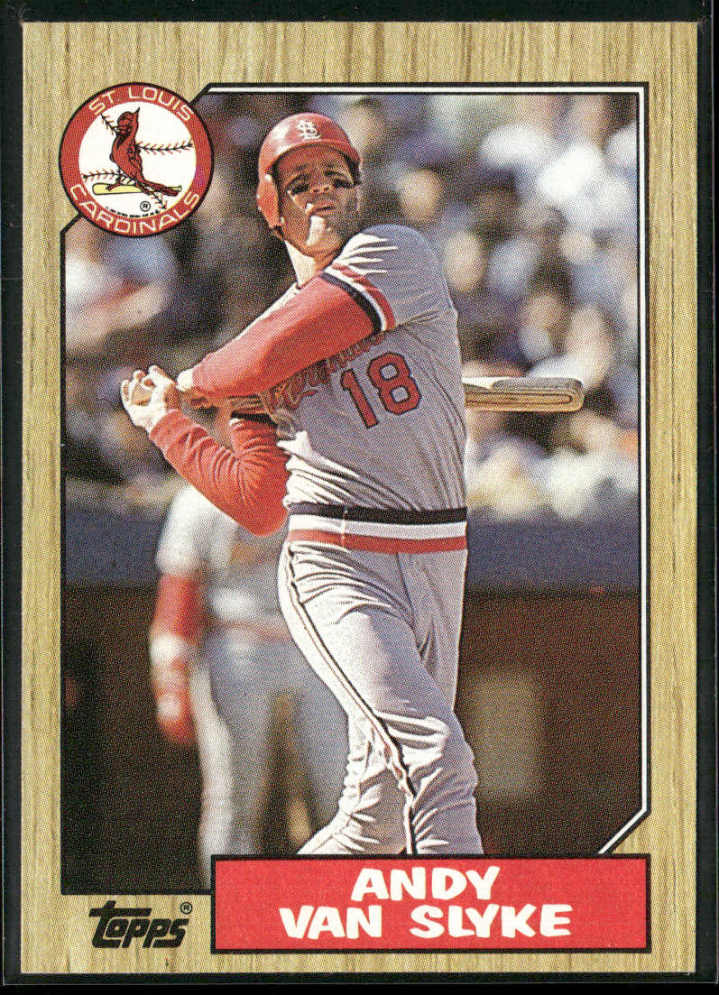 Andy Van Slyke 1987 Topps #33 St. Louis Cardinals