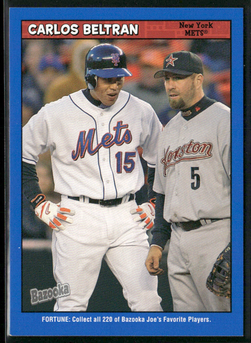 Carlos Beltran 2006 Bazooka Blue Fortune #150 New York Mets