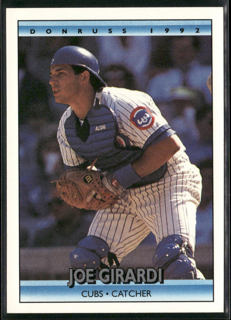 Joe Girardi 1992 Donruss #175 Chicago Cubs front