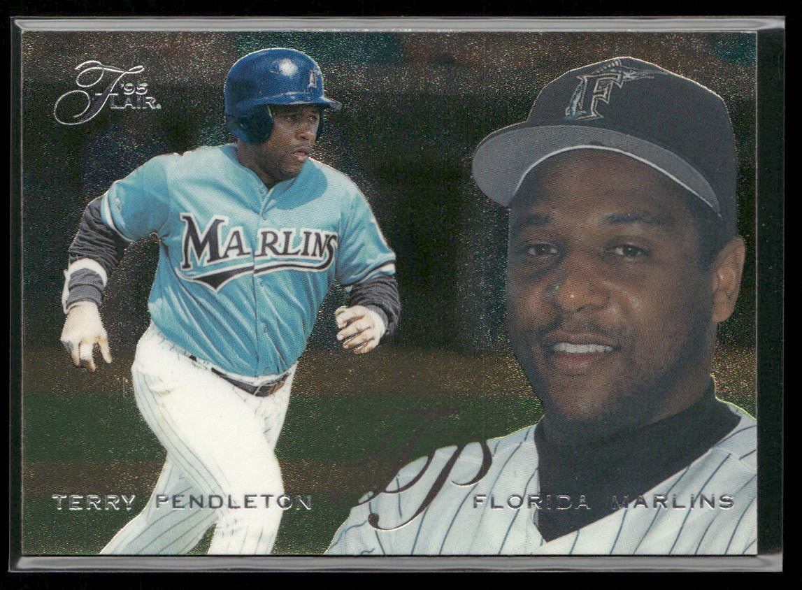 Terry Pendleton 1995 Flair #355 Florida Marlins