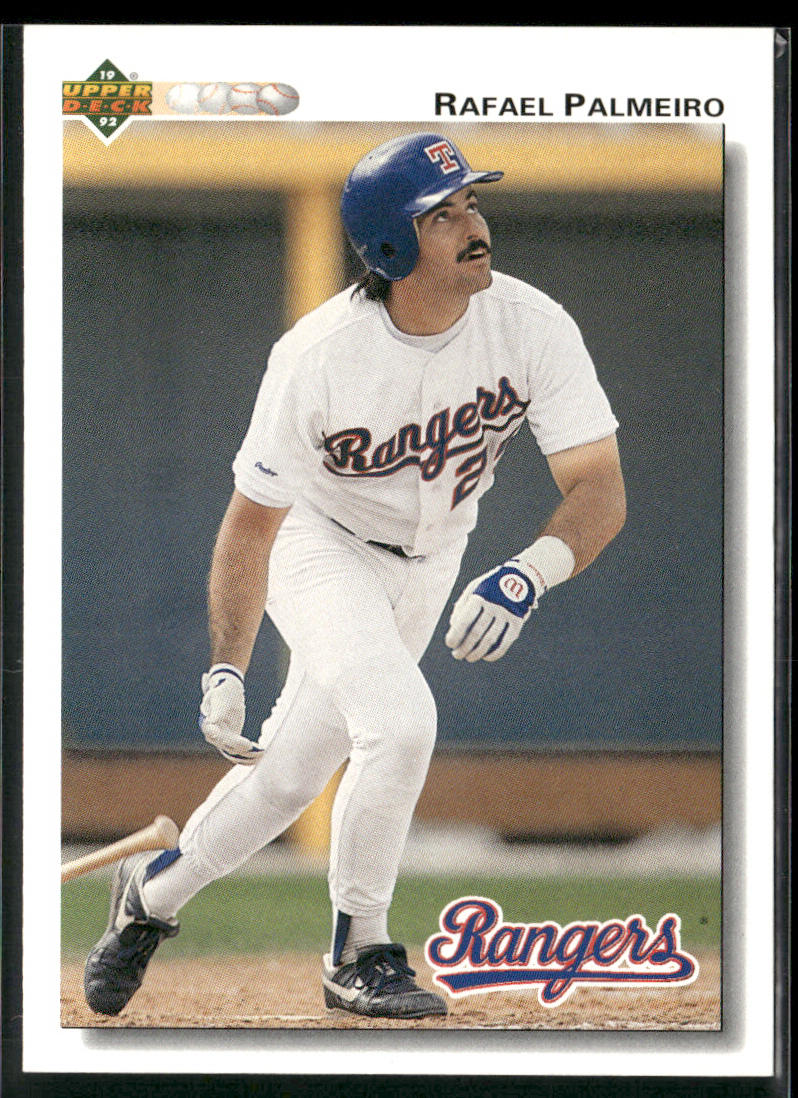 Rafael Palmeiro 1992 Upper Deck #223 Texas Rangers