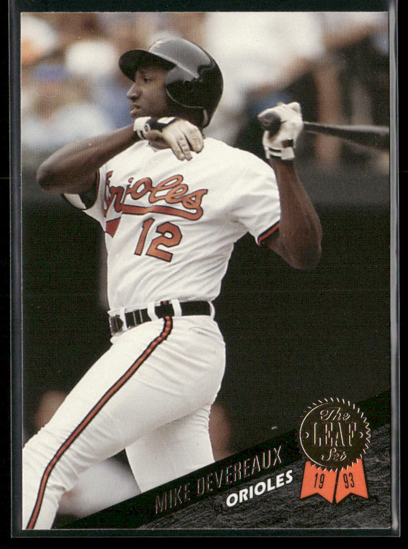 Mike Devereaux 1993 Leaf #67 Baltimore Orioles