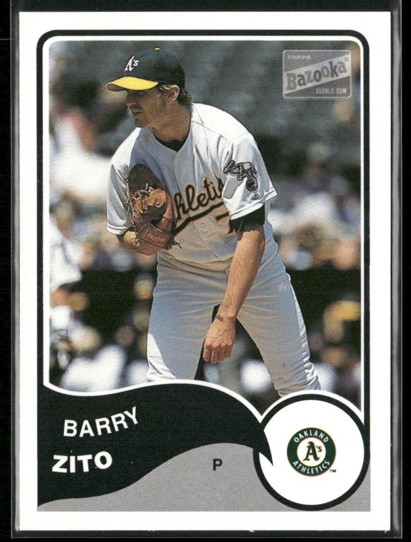 Barry Zito 2003 Bazooka #75 Oakland Athletics