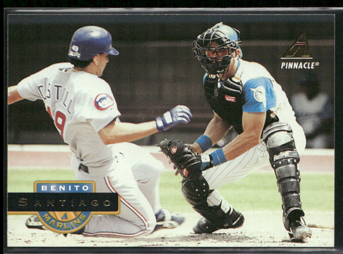 Benito Santiago 1994 Pinnacle #305 Florida Marlins