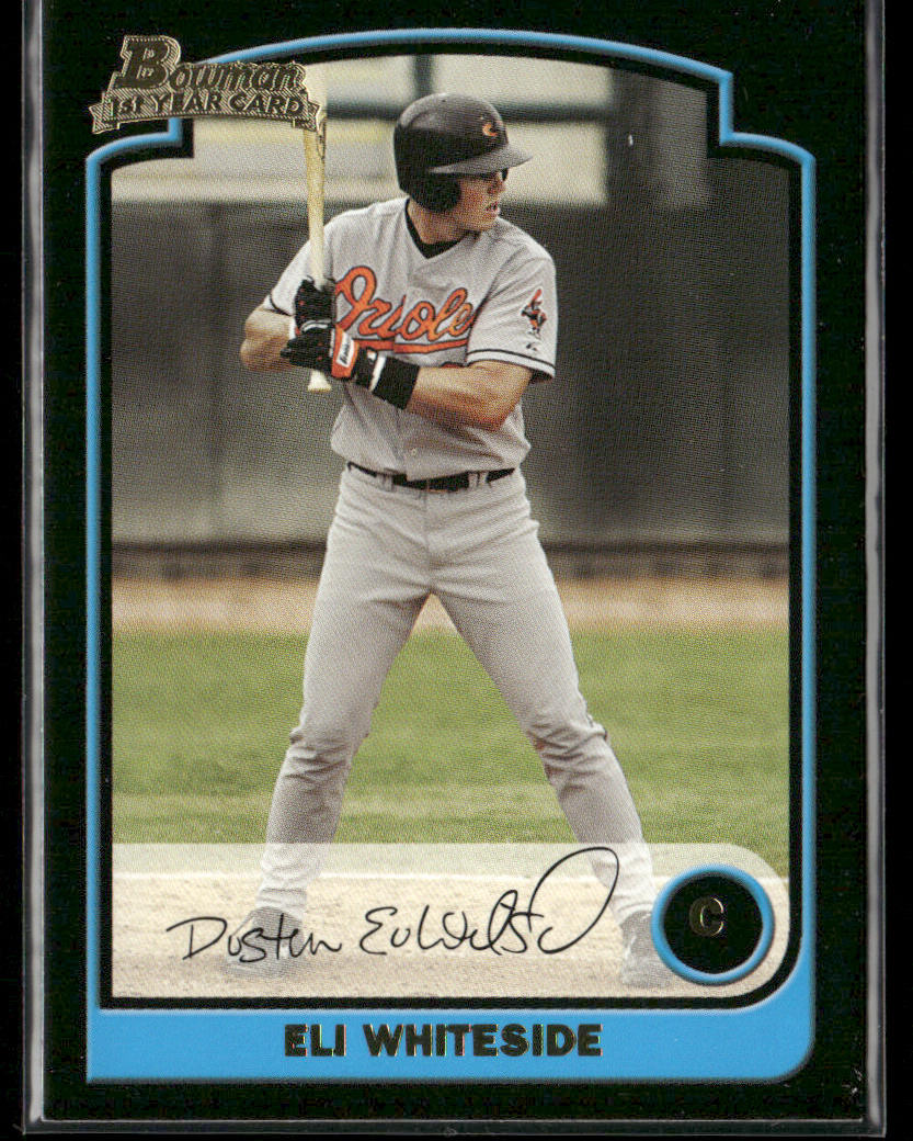 Eli Whiteside 2003 Bowman #323 RC Baltimore Orioles