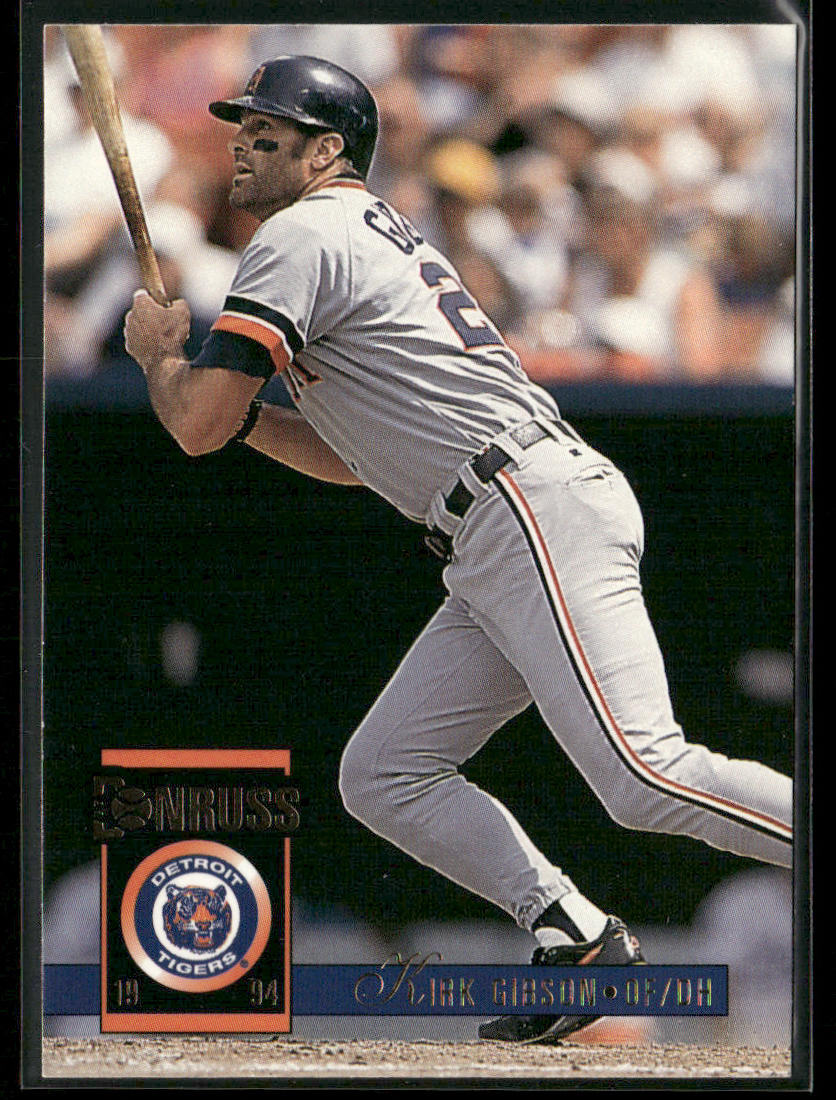 Kirk Gibson 1994 Donruss #108 Detroit Tigers