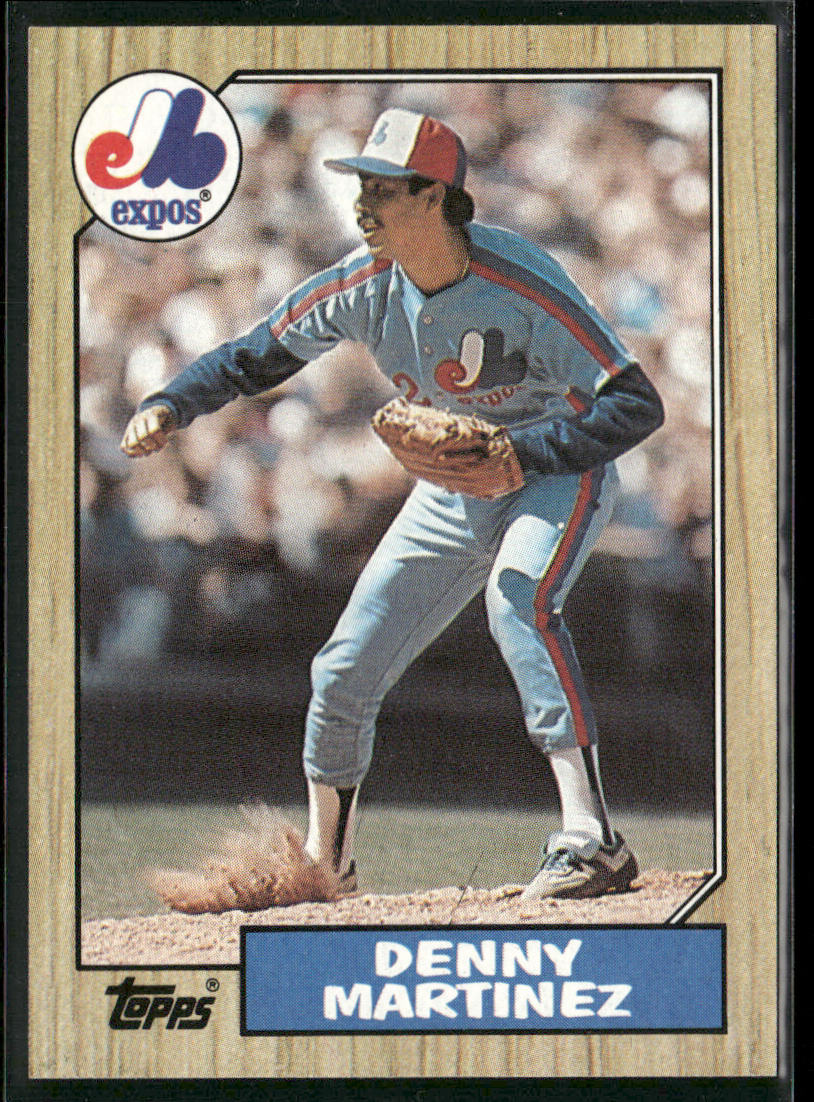 Denny Martinez 1987 Topps #252 Montreal Expos