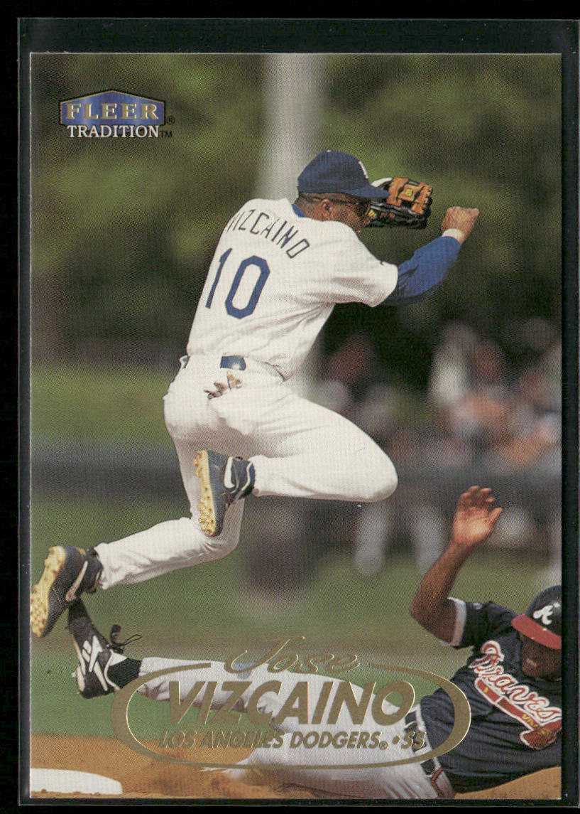 Jose Vizcaino 1998 Fleer Tradition #401 Los Angeles Dodgers