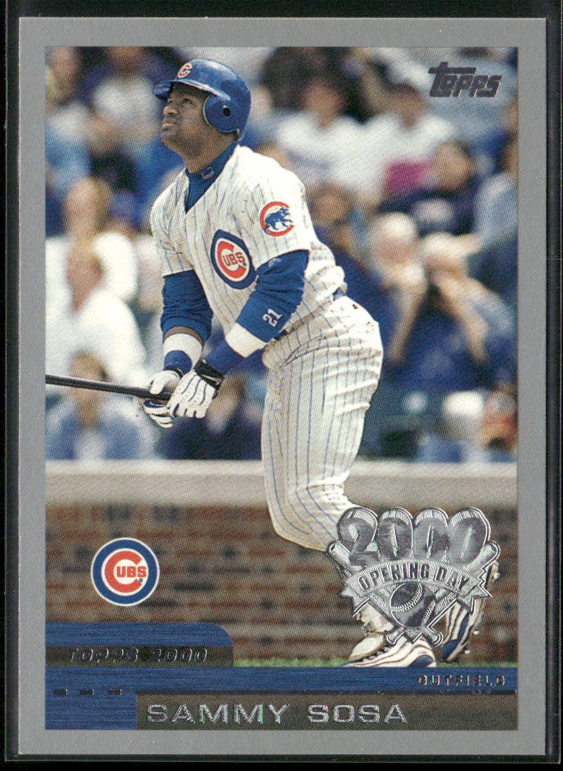 Sammy Sosa 2000 Topps Opening Day #24 Chicago Cubs