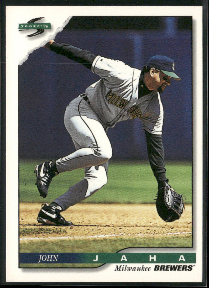 John Jaha 1996 Score #315 Milwaukee Brewers