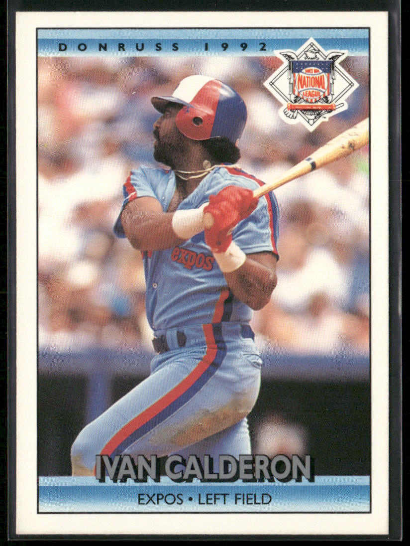 Ivan Calderon 1992 Donruss #431 Montreal Expos