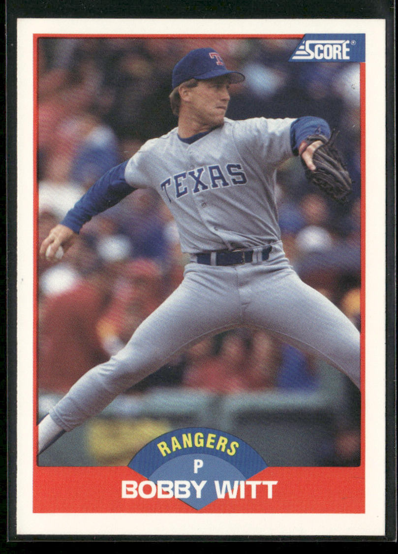 Bobby Witt 1989 Score #463 Texas Rangers