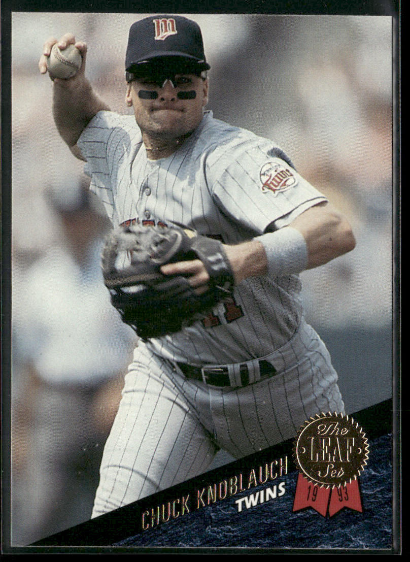 Chuck Knoblauch 1993 Leaf #98 Minnesota Twins