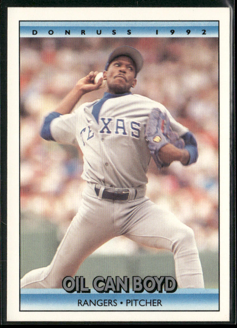 Oil Can Boyd 1992 Donruss #447 Texas Rangers