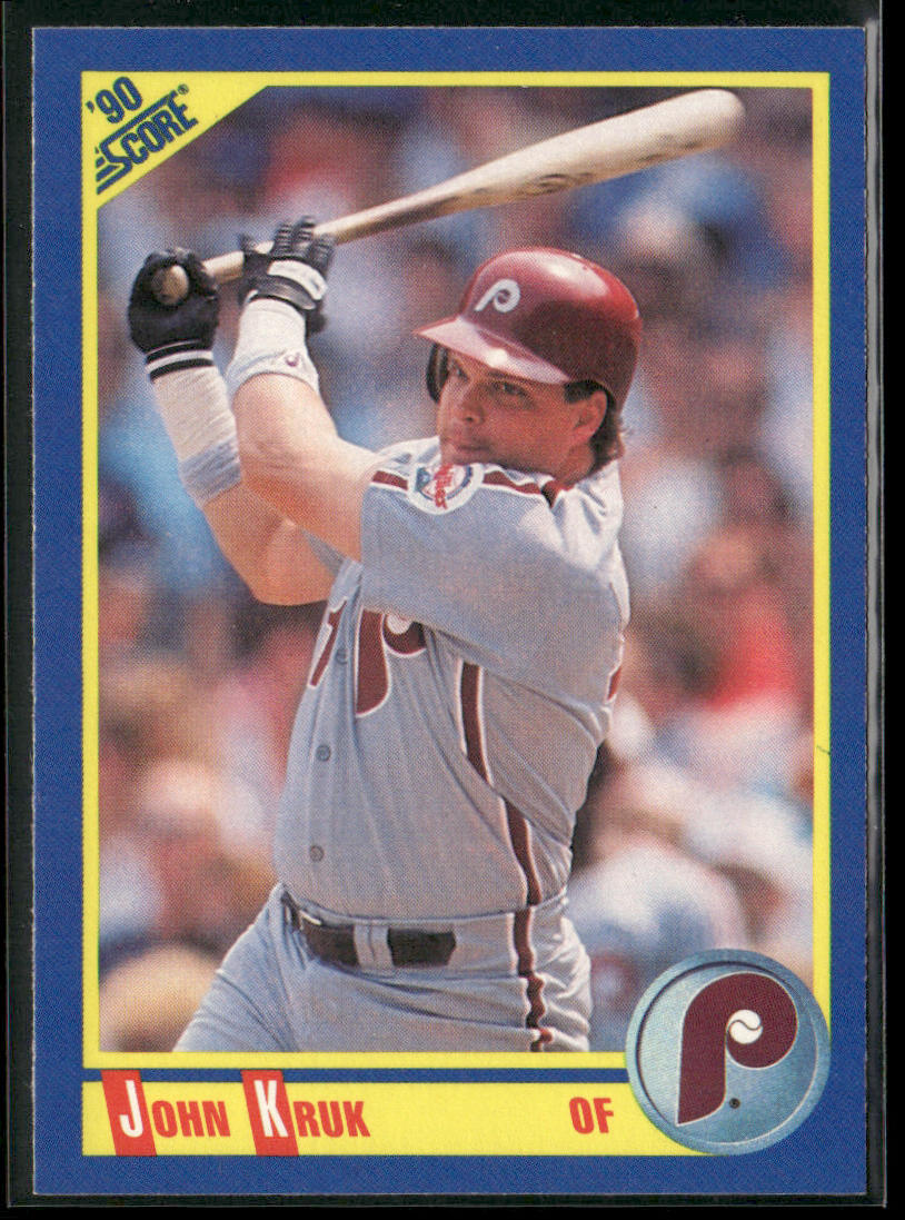 John Kruk 1990 Score #467 Philadelphia Phillies