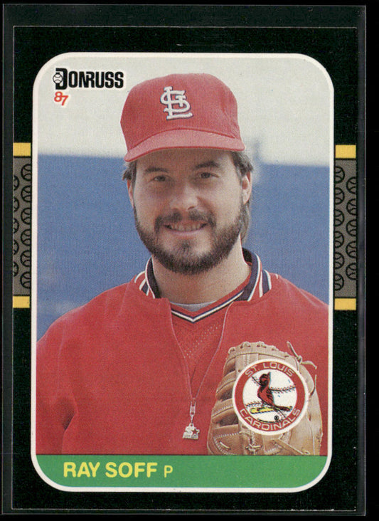 Ray Soff 1987 Donruss #631 RC St. Louis Cardinals