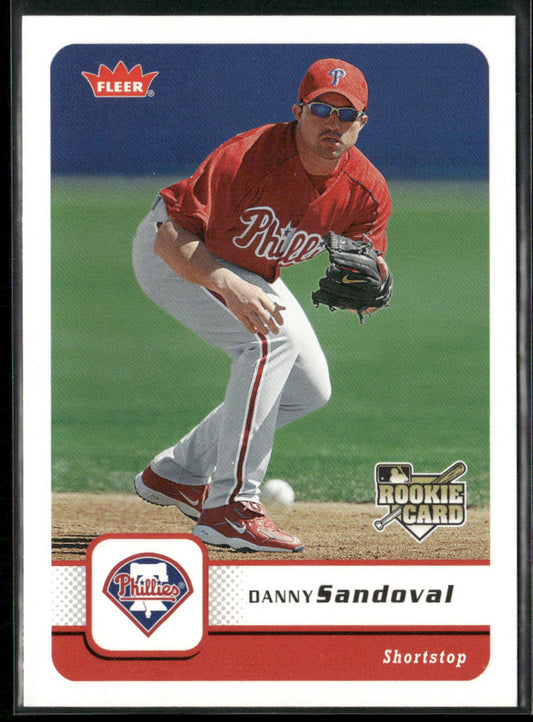 Danny Sandoval 2006 Fleer #264 RC Philadelphia Phillies