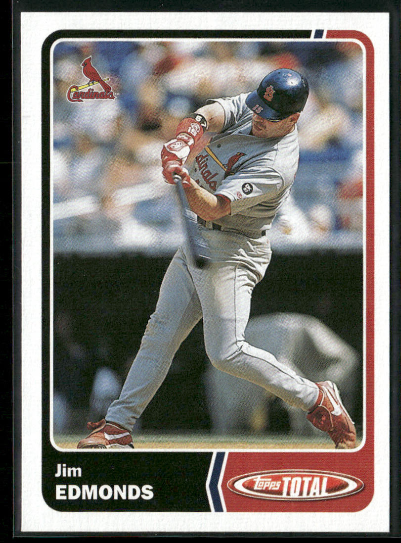 Jim Edmonds 2003 Topps Total #516 St. Louis Cardinals