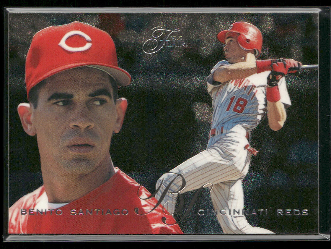 Benito Santiago 1995 Flair #341 Cincinnati Reds