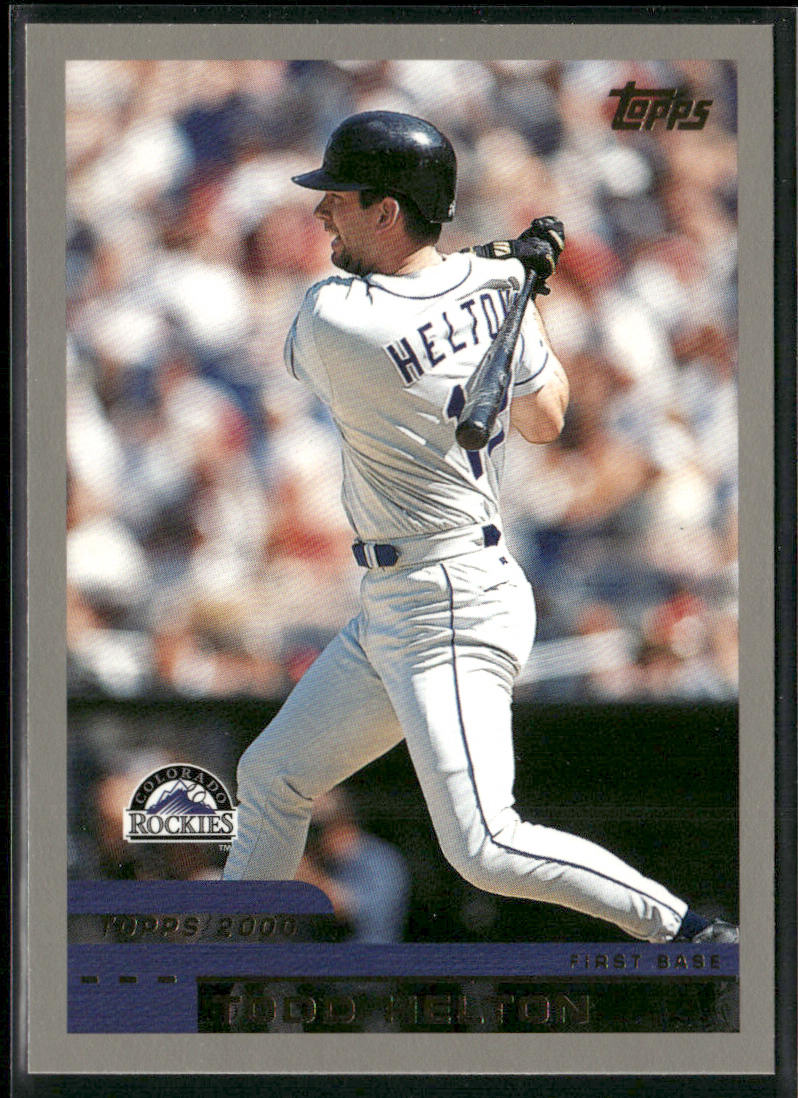 Todd Helton 2000 Topps #395 Colorado Rockies