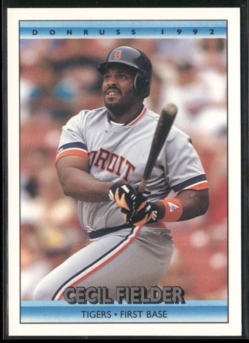 Cecil Fielder 1992 Donruss #206 Detroit Tigers