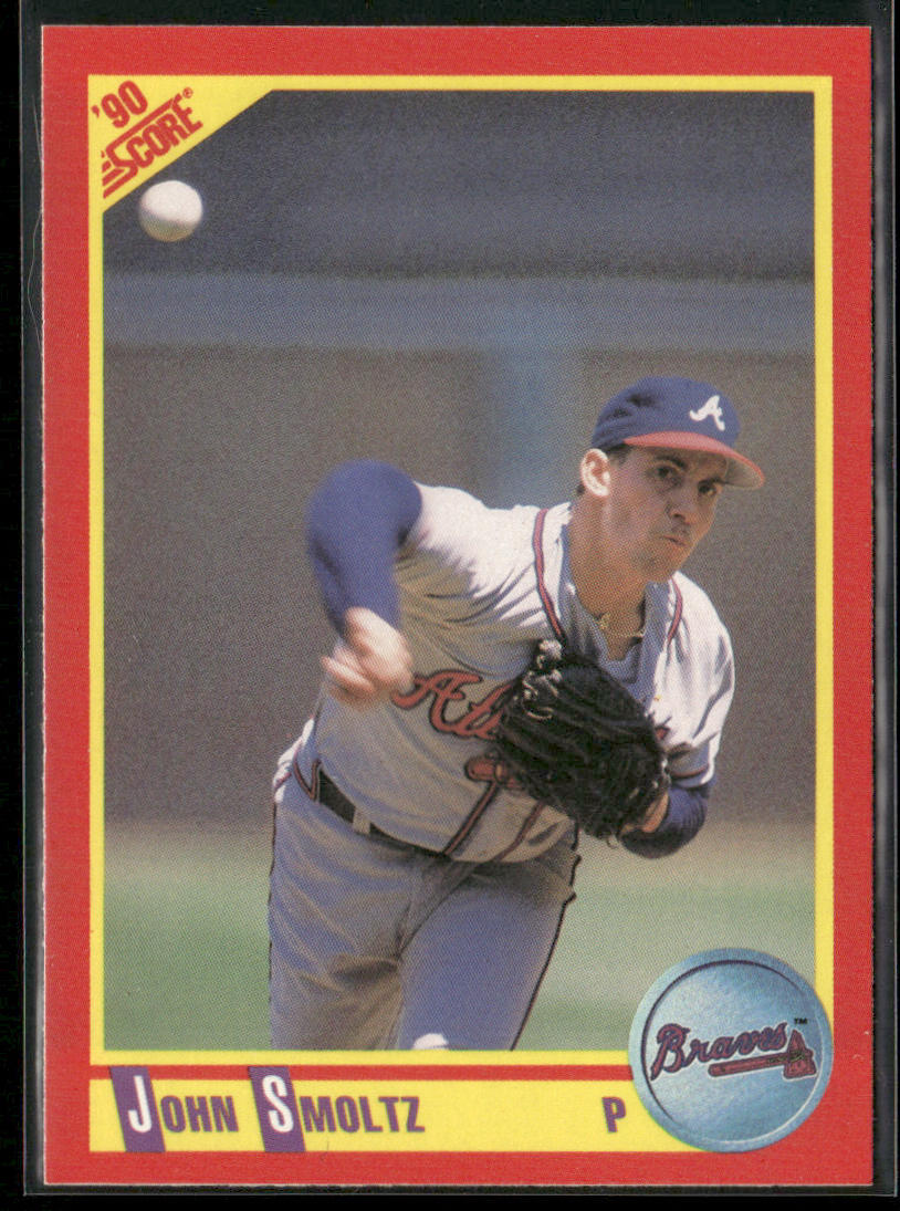 John Smoltz 1990 Score #370 Atlanta Braves