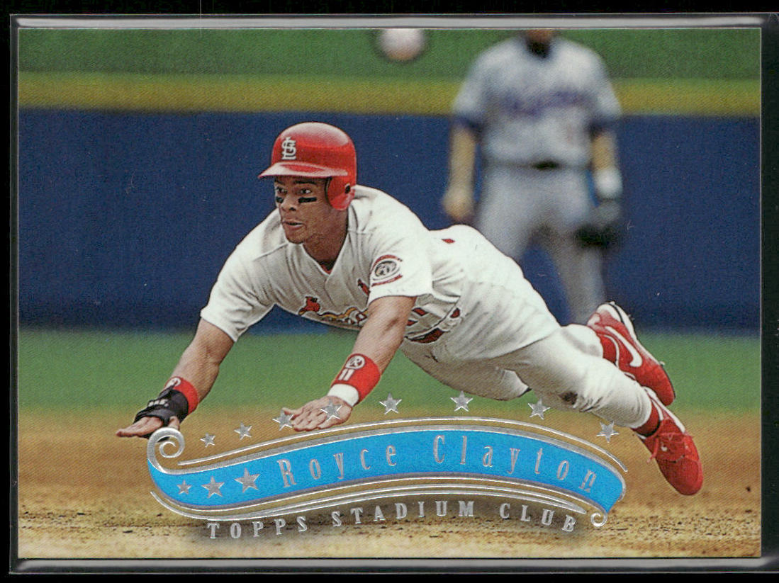 Royce Clayton 1997 Stadium Club #128 St. Louis Cardinals