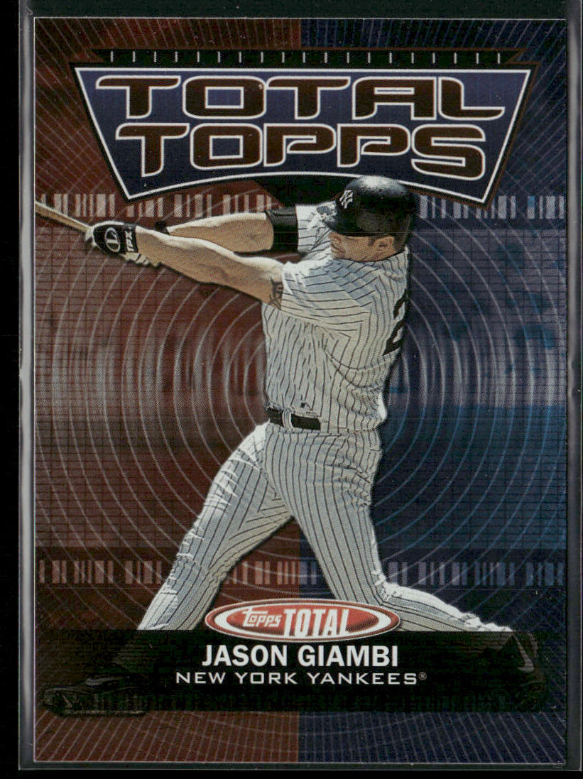 Jason Giambi 2003 Topps Total Total Topps #TT4 New York Yankees