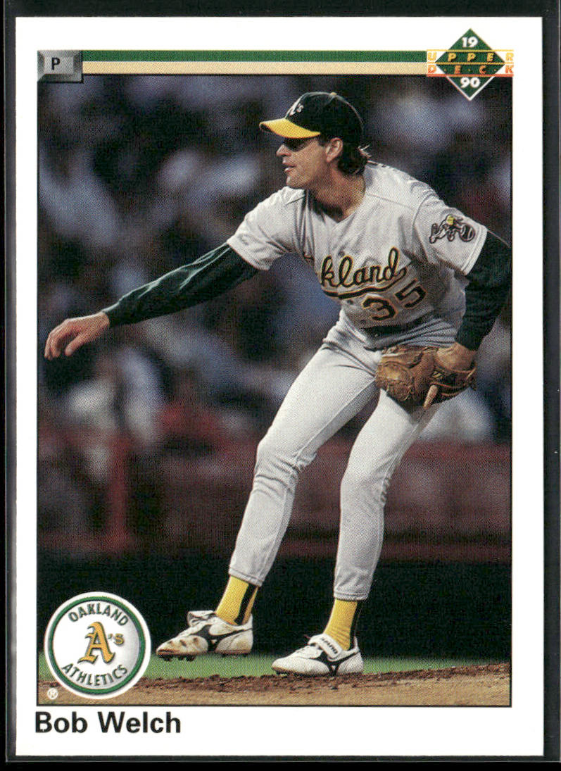 Bob Welch 1990 Upper Deck #251 Oakland Athletics