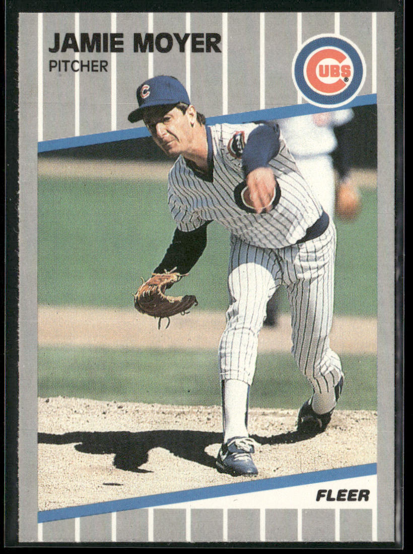 Jamie Moyer 1989 Fleer #432 Chicago Cubs
