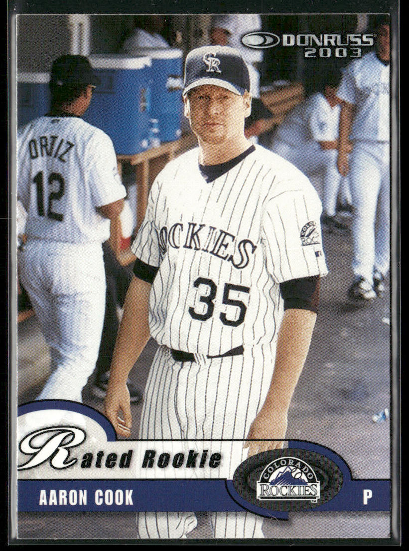 Aaron Cook 2003 Donruss #41 Colorado Rockies