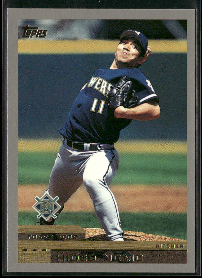 Hideo Nomo 2000 Topps #159 Milwaukee Brewers