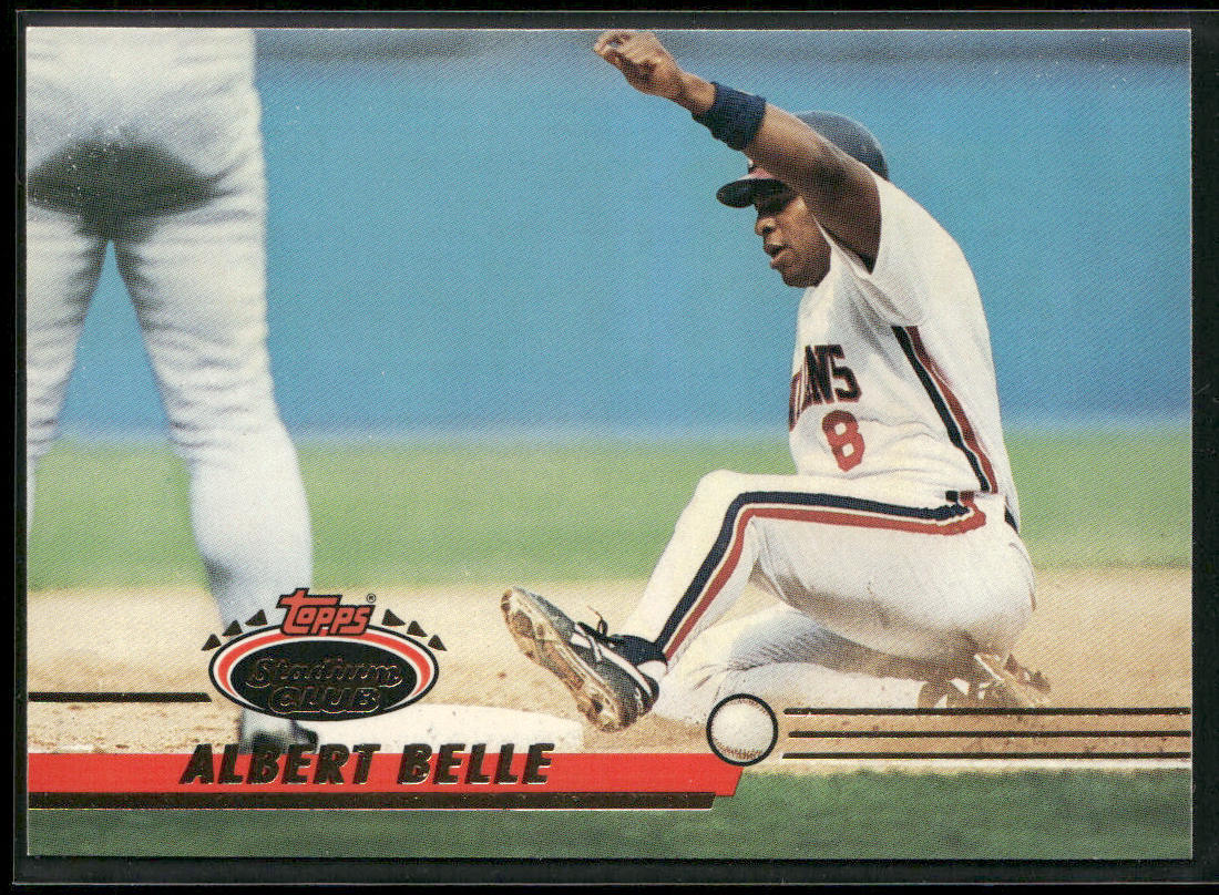 Albert Belle 1993 Stadium Club #102 Cleveland Indians