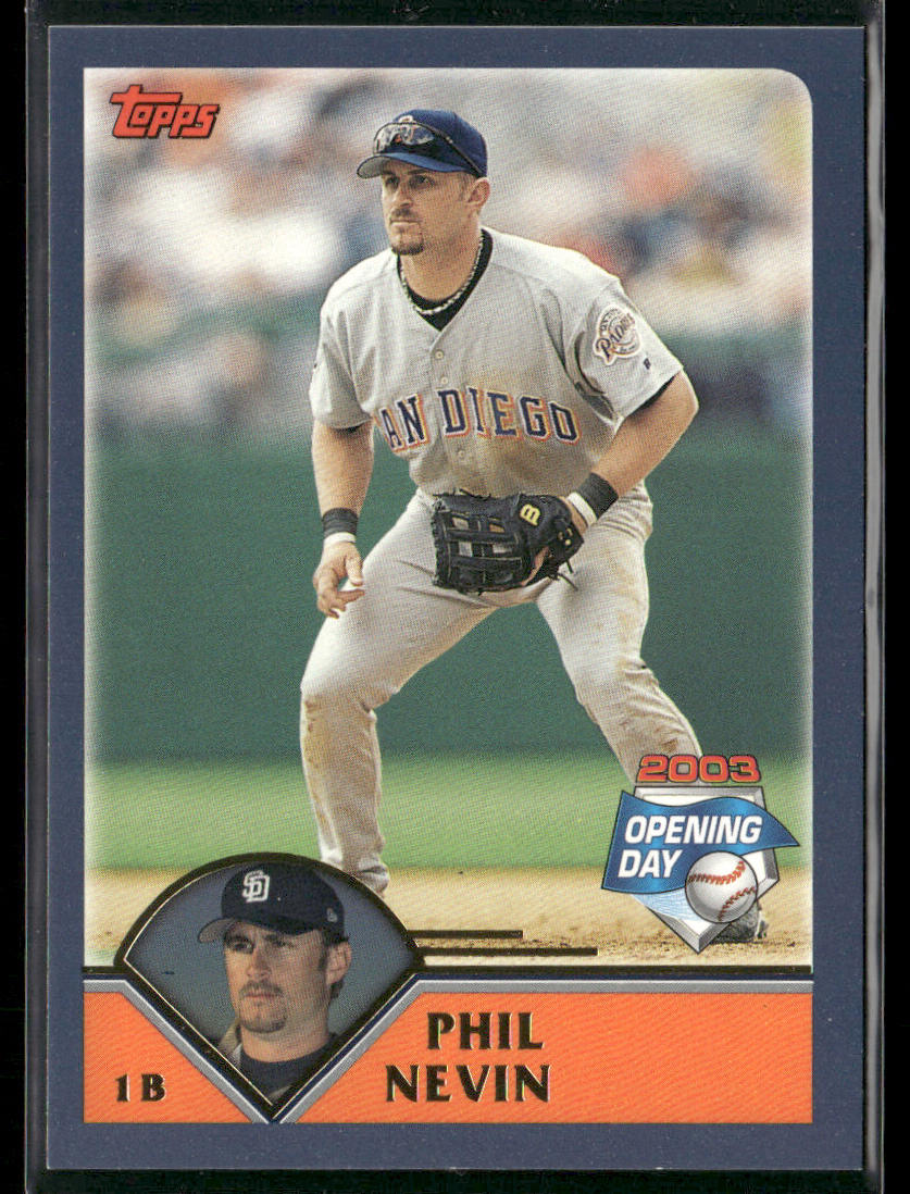 Phil Nevin 2003 Topps Opening Day #137 San Diego Padres