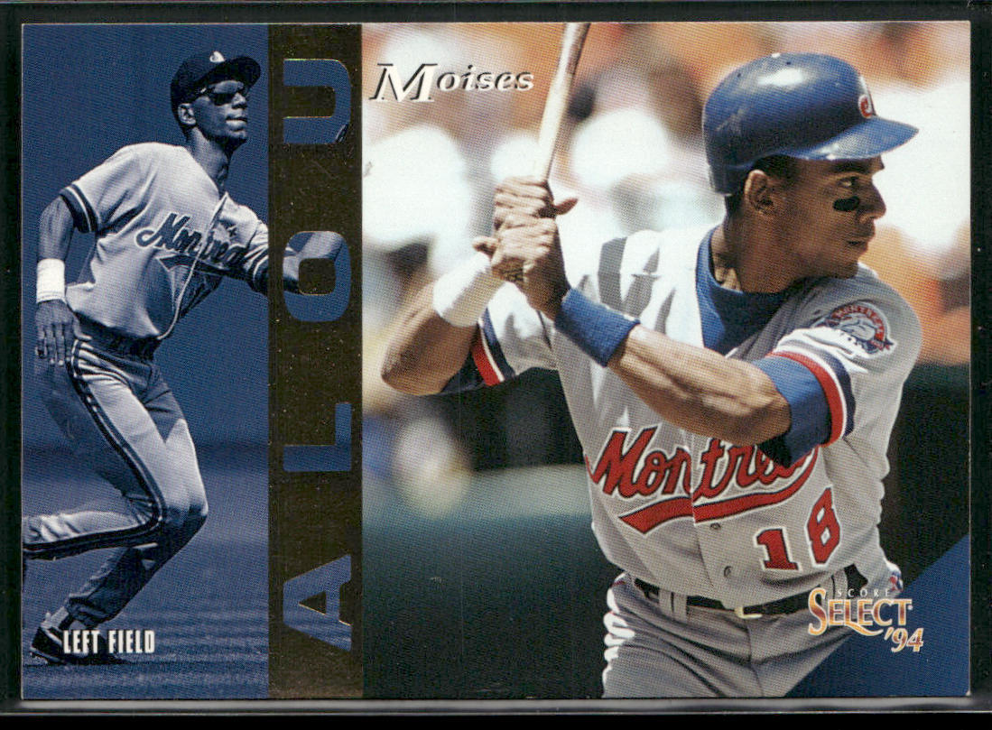 Moises Alou 1994 Select #159 Montreal Expos