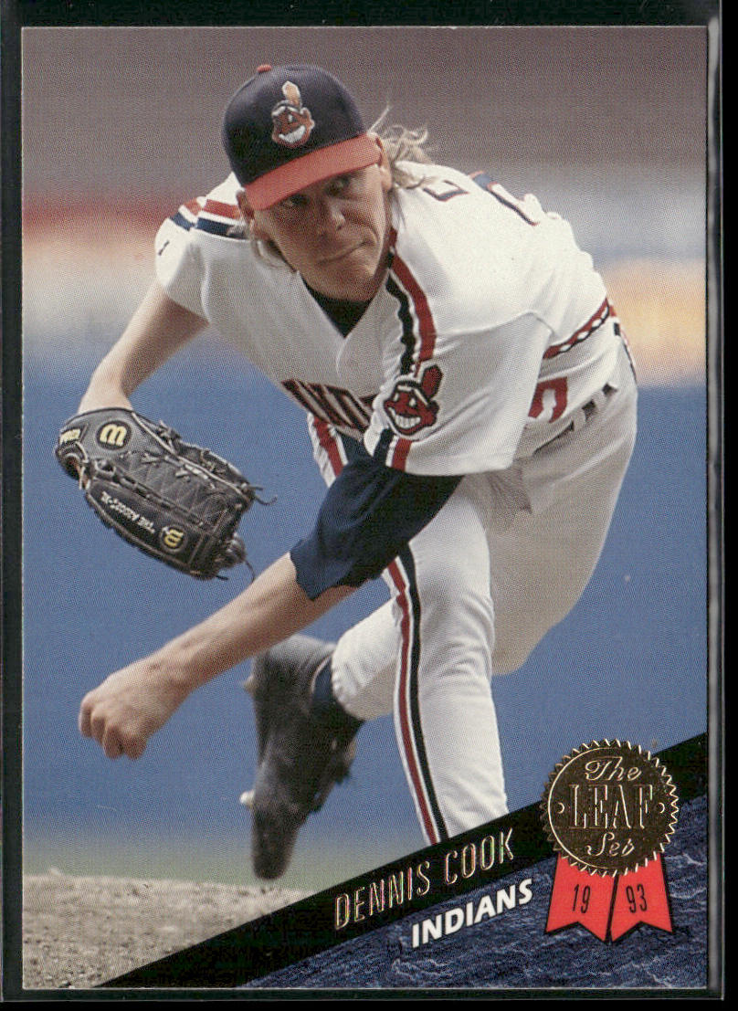 Dennis Cook 1993 Leaf #193 Cleveland Indians