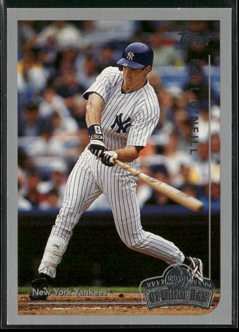 Paul O'Neill 1999 Topps Opening Day #133 New York Yankees