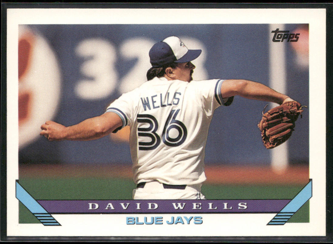David Wells 1993 Topps #458 Toronto Blue Jays