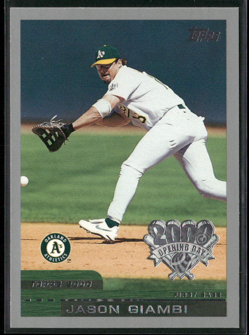 Jason Giambi 2000 Topps Opening Day #98 Oakland Athletics