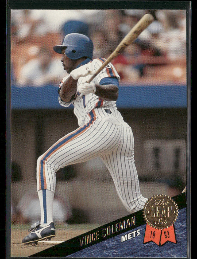 Vince Coleman 1993 Leaf #57 New York Mets
