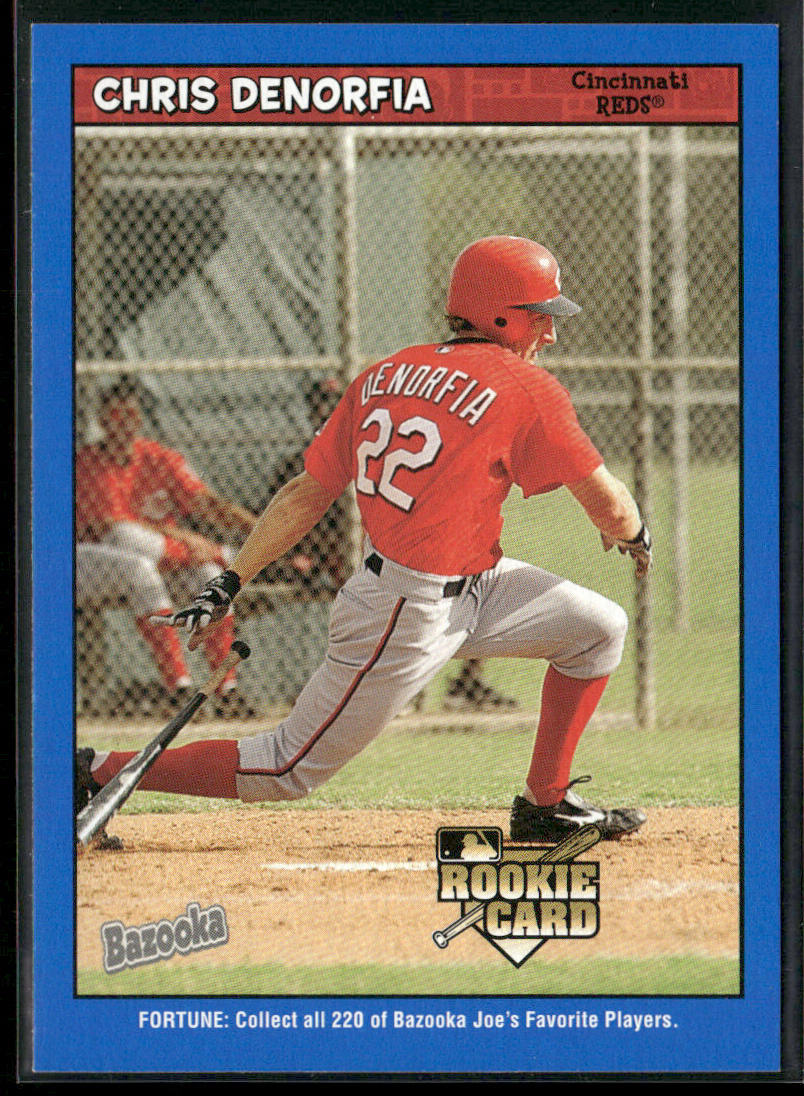 Chris Denorfia 2006 Bazooka Blue Fortune #215 Cincinnati Reds