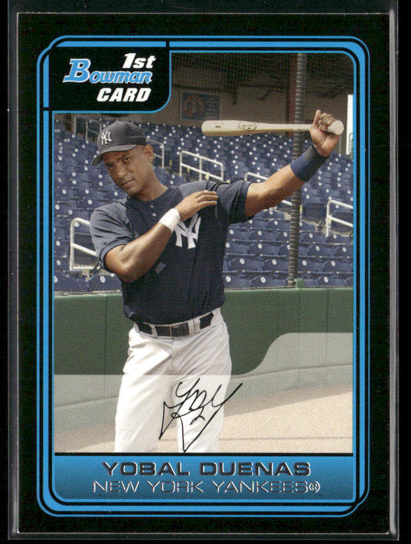 Yobal Duenas 2006 Bowman Prospects #B80 New York Yankees