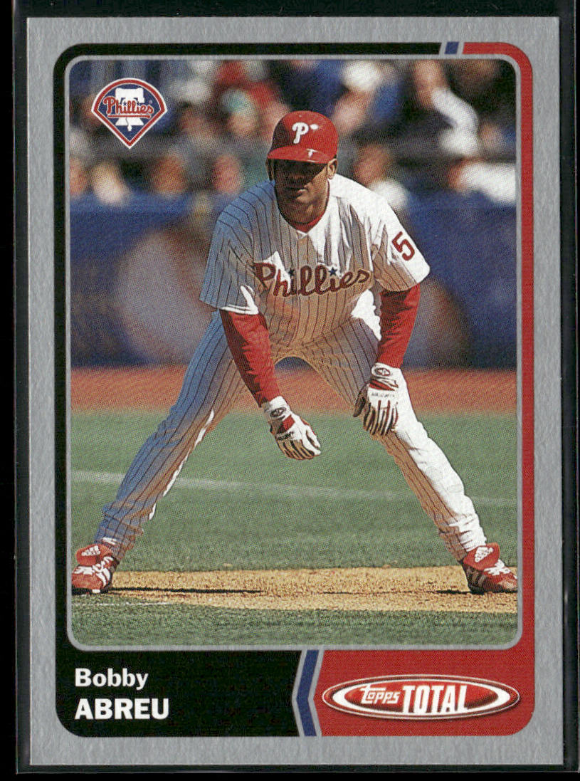 Bobby Abreu 2003 Topps Total Silver #442 Philadelphia Phillies
