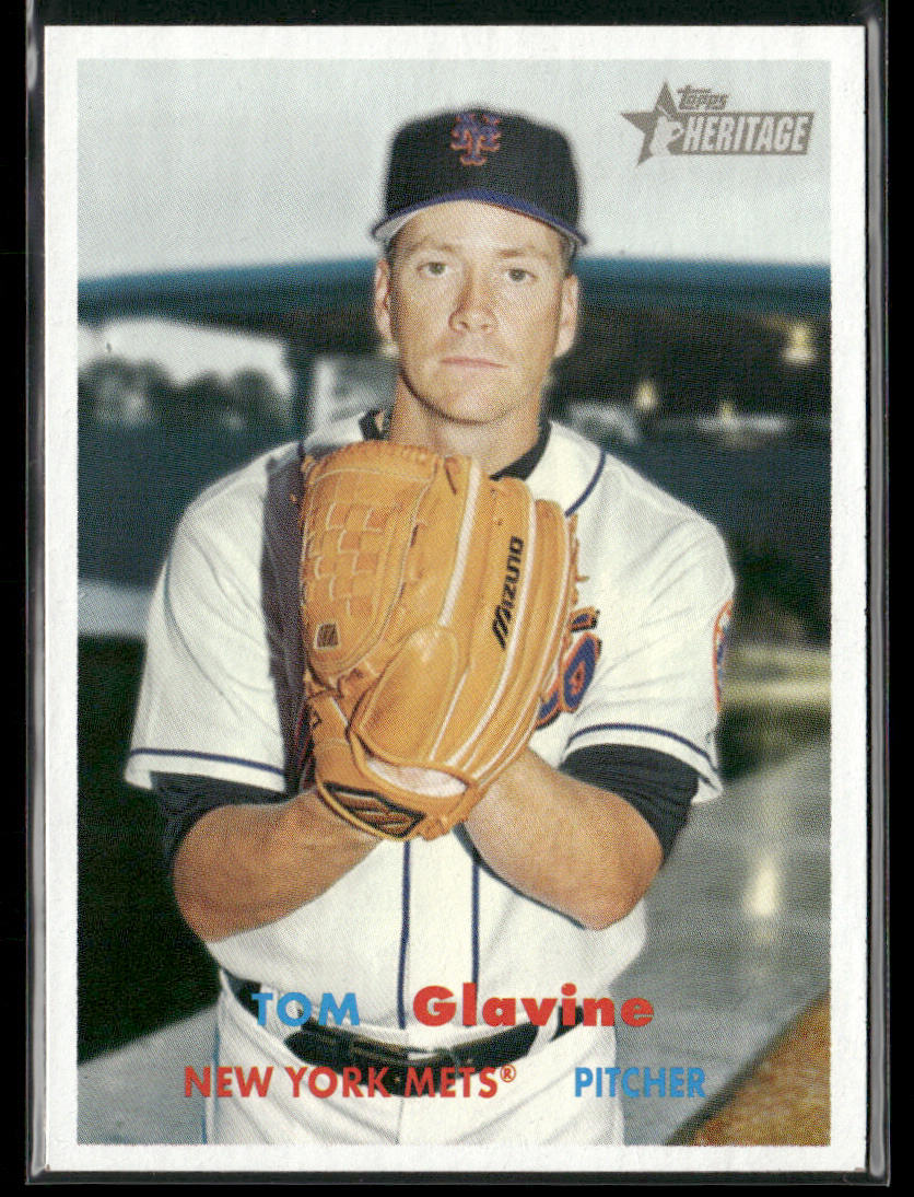 Tom Glavine 2006 Topps Heritage #248 New York Mets