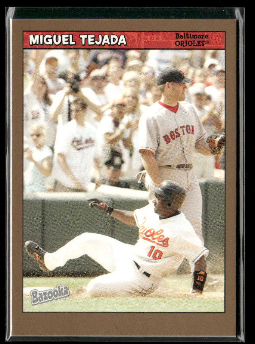 Miguel Tejada 2006 Bazooka Gold Chunks #63 Baltimore Orioles