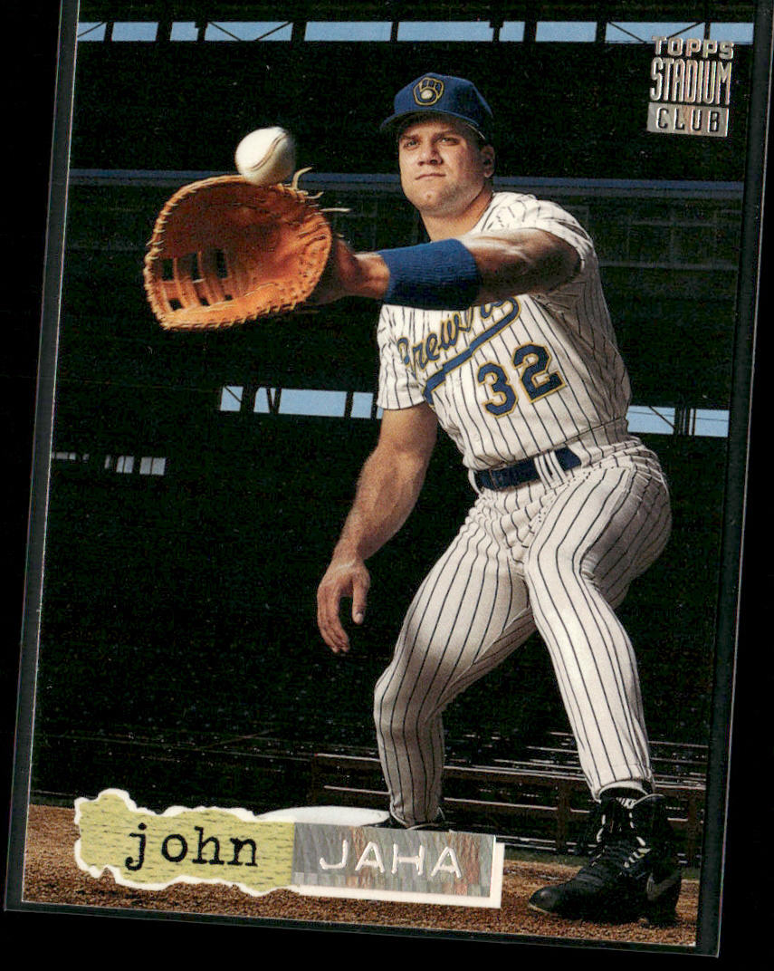 John Jaha 1994 Stadium Club Golden Rainbow #105 Milwaukee Brewers