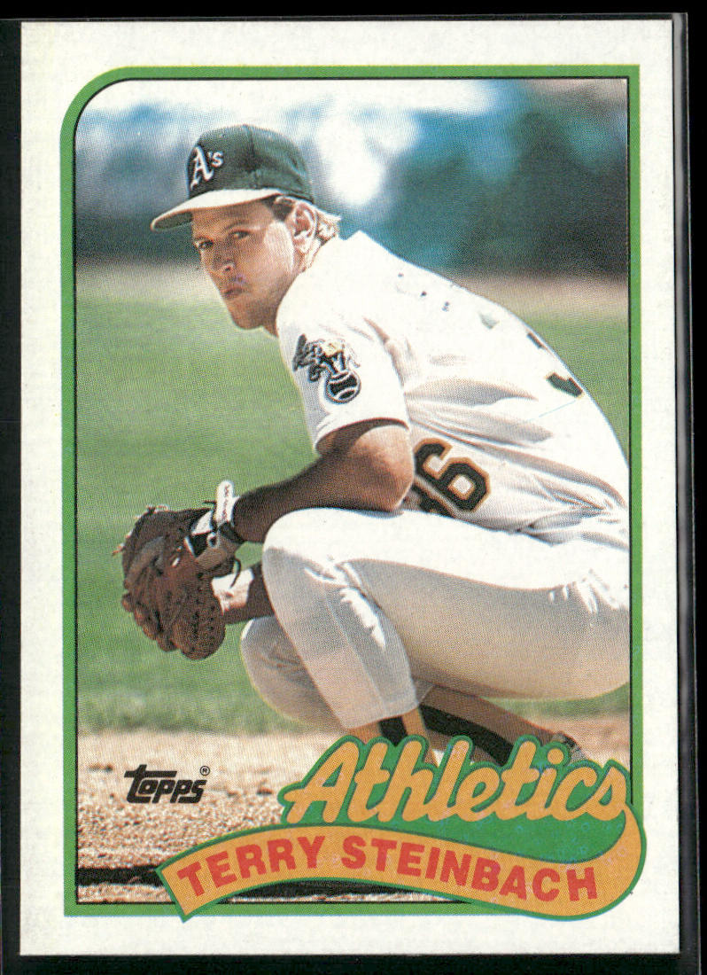 Terry Steinbach 1989 Topps #725 Oakland Athletics
