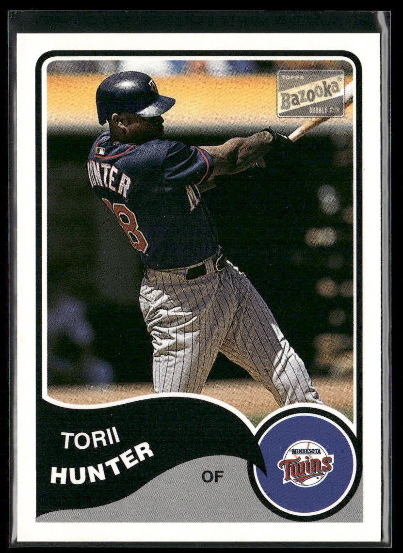 Torii Hunter 2003 Bazooka Minis #48 Minnesota Twins