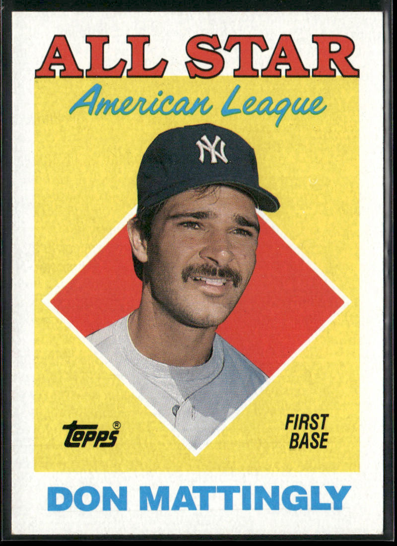Don Mattingly 1988 Topps #386 New York Yankees front