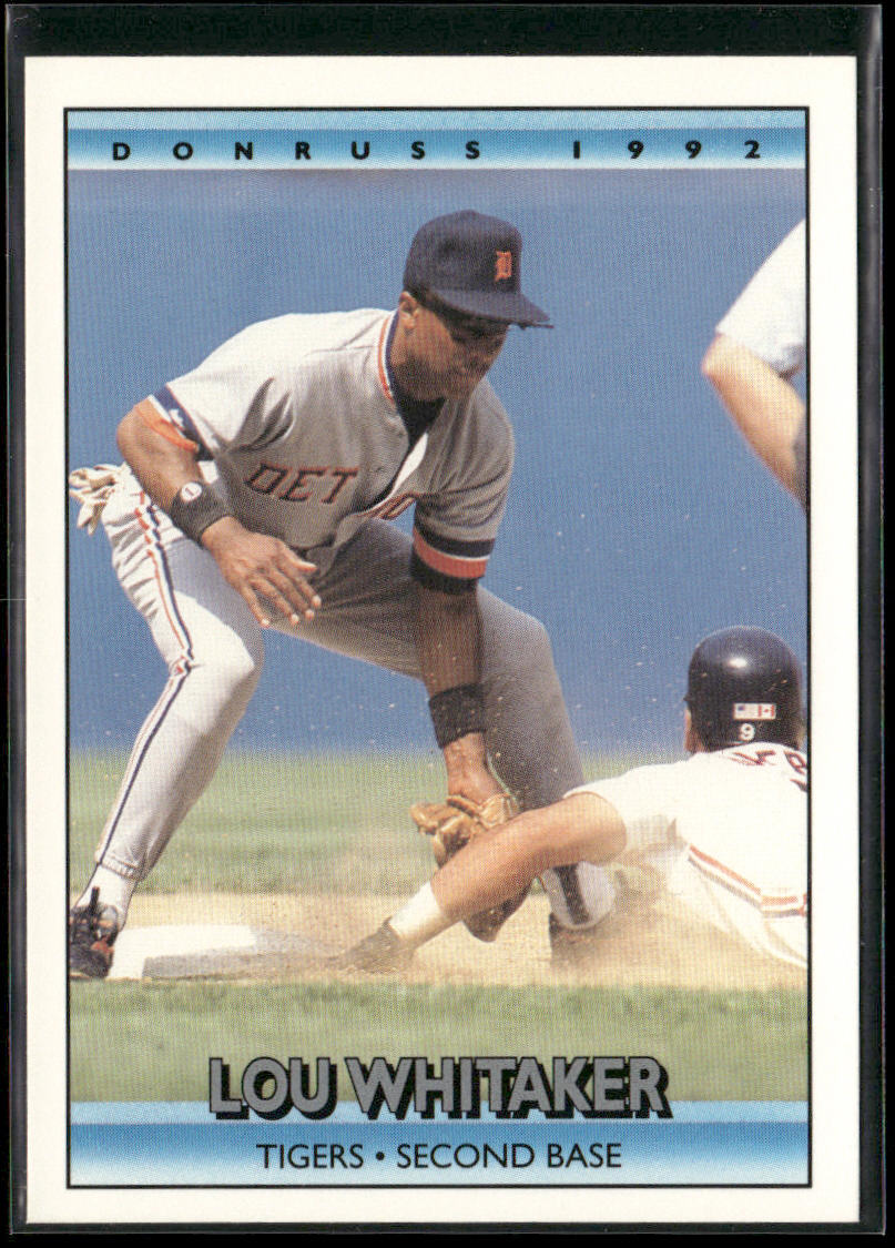 Lou Whitaker 1992 Donruss #285 Detroit Tigers